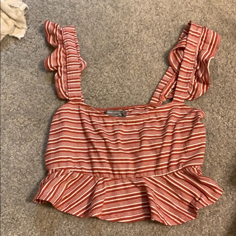 Urban Outfitters Striped Crop Top
